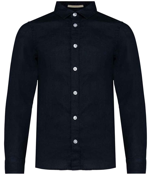 Spasso Kids Long Sleeve Linen Shirt